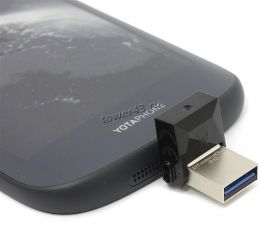 Переносной носитель 32Gb FLASH USB 2.0 (с двумя разъемами USB и microUSB, mini) Цены