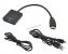 Переходник-конвертор HDMI (M) -> VGA (F) + аудио +доп.питание по MicroUSB
