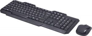 Комплект беспроводной RITMIX RKC-105W, клавиатура (104+10 мультимедийных кнопок) +мышь Купить