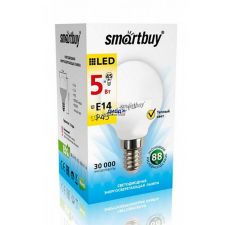 Лампа светодиодная (LED) SMARTBUY  P45  5Вт, 4000К, E14  (SBL-P45-07-40K-E14) Ret. Купить