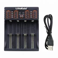 Зарядное устройство LiitoKala Lii-402 универсальное автомат (на 4АКБ), USB кабель Купить