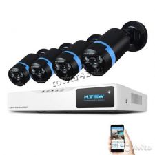 Комплект видеонаблюдения H.View, регистратор на 4 камеры, ПДУ, мышь, кабели, 4 FullHD AHD камеры 2mP Купить