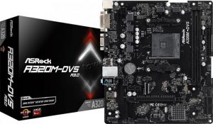 Мат.плата Soc-AM4 ASROCK A320M-DVS R4.O AMD A320 2xDDR4 mATX AC`97 8ch GLAN DVI+VGA Raid Купить