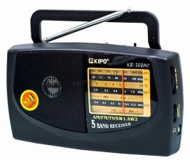 Радиоприемник KIPO KB-308AC /KB-408AC /LB-409AC FM /AM /SW1 /SW2 Купить