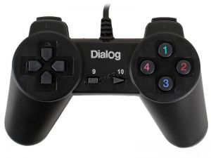 Геймпад Dialog Action GP-A01, вибрация, 10 кнопок, черный Купить