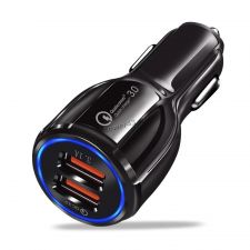 Автомобильное зарядное устройство DREAM-SM02 2 выхода USB, 3.1A поддержка QC3 Купить