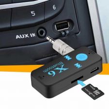Контроллер USB Bluetooth B11/Х6/X7 для AUX с кнопками и слотом MicroSD, ver.4.1, до10м Купить