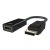 Переходник видеоразъема DisplayPort -> HDMI 10см