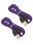 Кабель микро USB 2.0 15см для повышенного тока, тканевая оплетка, для поуэрбанков (до 5А)