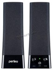 Колонки Perfeo Tower, USB 2х3Вт черные PF-532 USB Купить