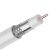 Кабель телевизионный Cadena коаксиальный RG-6U light белый