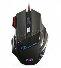 Мышь Smartbuy RUSH SBM-721G Zombie, 7 кнопок, 1200 /1600 /2400 /3200dpi USB с подсветкой, черная Купить