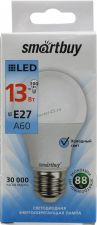 Лампа светодиодная (LED) SMARTBUY  A60 13Вт, 4000К, E27  (SBL-A60-13-40K-E27-A) Ret. Купить