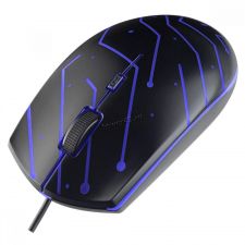 Мышь PERFEO MAZE, 4 кн, USB, чёрн, Game Design, RGB подсветка, 1200 DPI Купить