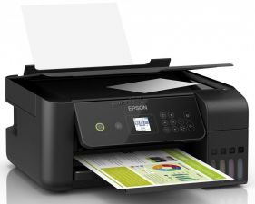 МФУ струйное EPSON L3100 "фабрика печати" принтер, копир, сканер, встроенная СНПЧ, 4 цвета Купить