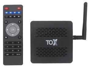 Смарт ТВ приставка TOX1 4K, Wi-Fi, GLAN, microSD, андр.9, 4яд Amlogic S905X3, 4ГбОЗУ, 32Гб Купить