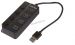 Контроллер внешний USB3.0 Perfeo USB-HUB 4 Port, 3.0 (PF-H032 Black) чёрный