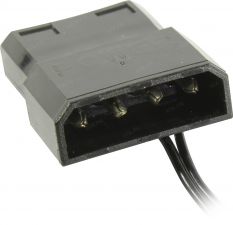 Вентилятор 120x120х25 HUNTKey, с подсветкой, Molex проходной, black, широкие лопасти, рез.прокладки Цена