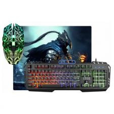 Набор игровой Defender Leed MKP-116 RU клавиатура+мышь +коврик RGB-подсветка (чёрный) (мультимедиа) Купить
