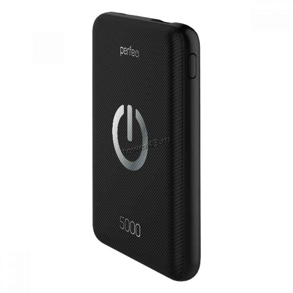 Внешний мобильный аккумулятор PERFEO Powerbank 5000 mah + Micro usb /In Micro usb /Out USB 1 А, 2.1A