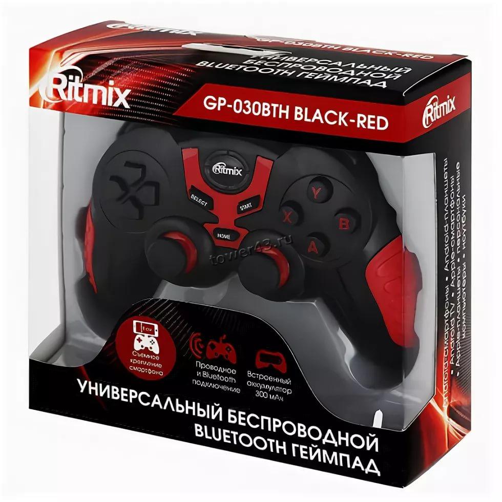 Джойстик ритмикс. Ritmix GP-030bth. Геймпад Ritmix GP-030bth. Ritmix GP-030bth Black+Red. Геймпад Ritmix GP-030bth Black/Red.