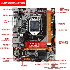 Мат.плата S-1155 Machinist Intel B75-PRO 2*DDR3 m.2 VGA HDMI USB3.0 SATA3 GLAN mATX Retail Купить