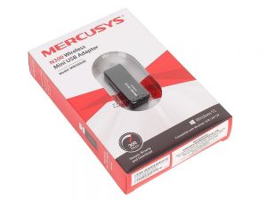 Сетевая карта беспроводная MERCUSYS MW300UM, до 300мбит/с, 802.11n Wi-Fi USB Card, 2 встр.антенны Купить