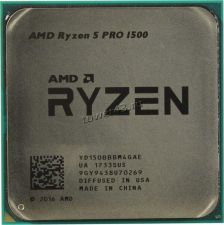 Процессор AMD Ryzen 5 PRO 1500 Socket AM4, 4яд, 8потоков, 3,5-3.7GHz, 65W 96КB L2-2MB+L3-8MB oem Купить