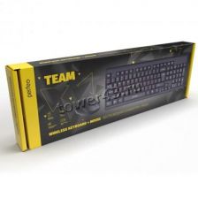 Комплект беспроводной Perfeo TEAM клавиатура+ мышь 1000dpi, черный Цена