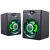 Колонки Perfeo OREOL, 2.0, мощность 2х3 Вт, USB, чёрн, Game Design, LED подсветка 7 цв