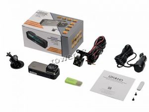 Автомобильный видеорегистратор LEXAND LR19 DUAL, 3", HDMI, 146гр, 1920х1080х30к/с, +доп. камера Вятские Поляны