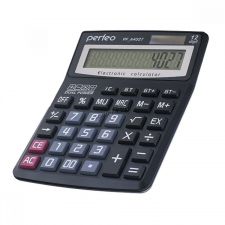 Калькулятор Perfeo A4027, бухгалтерский, 12-разрядный., GT, черный Купить