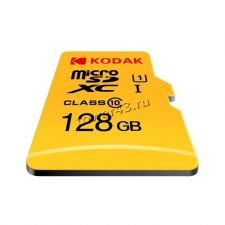 Память microSDXC 128Gb class10 Kodak, UHS-I U3 до 100Mb/s без адаптера Retail Купить