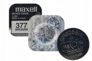 Серебряно-цинконовый дисковый элемент MAXELL 377 SR626SW/10BOX G4 Hologram Япония Купить
