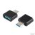 Переходник OTG TYPE-C -> USB АF (USB2.0) черный oem