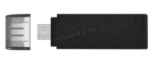 Переносной носитель 32Gb FLASH USB3.2  USB 3.2/Type-C Kingston DataTraveler 70 Цена