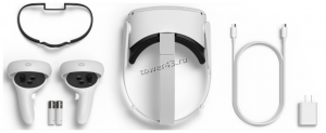 Игровая cистема VR Oculus Quest 2 - 128 GB, 90 Гц +2 контроллера oculus touch Вятские Поляны