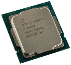 Процессор Intel Core i3-10105F S1200, 3.7-4.4GHz, 6Mb, 14nm, 65W, безGPU, 4хяд/8пт oem Купить