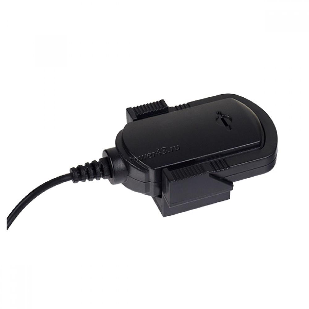 Микрофон Perfeo M-2, черый, клипса, кабель 1.8м