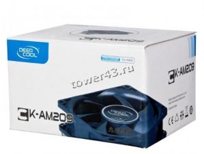 Вентилятор DeepCool CK-AM209 Socket FM1 /FM2 /AM2 /AM3 Al Hydro 2500RPM 65W Retail Купить