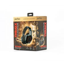Наушники+микрофон Perfeo THRAEX игровые, тканевый шнур 2,2м, USB, вирт.звук 7.1, LED подсветка Цены