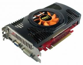 Видеокарта GeForce GTS250 512Mb DDR3 <PCI-E> DVI HDMI DSUB 256Bit Palit доп.пит 2х6пин (с разбора) Купить