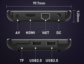 Смарт ТВ приставка H96 MAX, Wi-Fi 6, microSD, андр.11, Amlogic S905W2, 2Гб ОЗУ, 16Гб Цены