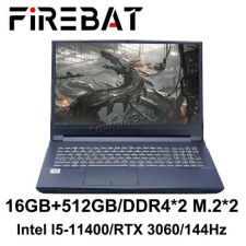 Ноутбук 16.1" FIREBAT 9TC FulllHD IPS 144Hz 6яд/12пт i5-11400 /16Gb /SSD512Gb /RTX3060 6Gb +коврик Купить
