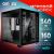 Корпус MidiTower GINZZU V300 КУБИК черный, mATX, RGB подсветк, без БП, закаленное стекло
