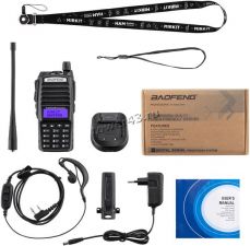 Рации BaoFeng UV-82 (1/5/8W) комплект 2шт, VOX, FM, акб, 2х диапазон, фонарик, дисплей, до12км Цена