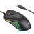 Мышь HOCO GM19 Enjoy RGB-подсветка, чёрная USB, шнур 1,4м 1000dpi