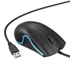 Мышь HOCO GM19 Enjoy RGB-подсветка, чёрная USB, шнур 1,4м 1000dpi Цена