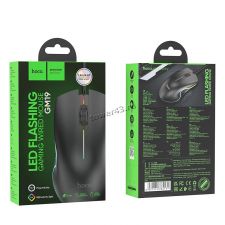 Мышь HOCO GM19 Enjoy RGB-подсветка, чёрная USB, шнур 1,4м 1000dpi Цены