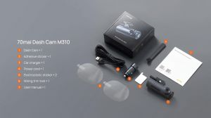 Автомобильный видеорегистратор 70mai Dash Cam M310, 2304x1296x30, 130гр, оптика SC3336P 3mp WDR WiFi Цена